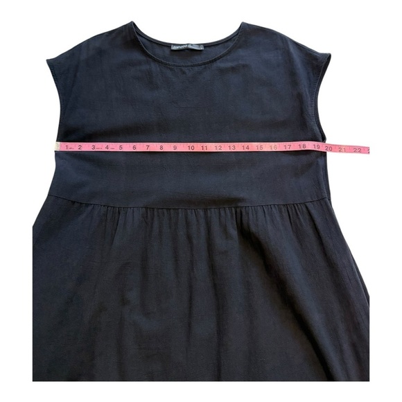 ZANZEA COLLECTION Black Cotton Midi Dress - Size Large - Picture 7 of 10